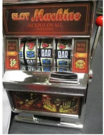 GOKMACHINE/SPAARPOT beschikbaar voor biedingen