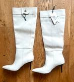 Denim laarzen met naaldhak ZARA nieuw met kaartje, Hoge laarzen, Nieuw, Ophalen of Verzenden, Wit