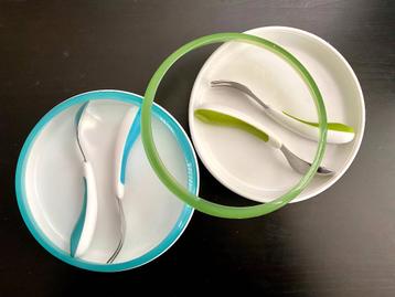 OXO Tot antislip borden + bestekset beschikbaar voor biedingen