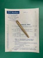 Motobécan Motorcycle Prijslijst 1928/29 FRA (Origineel), Ophalen of Verzenden, Motoren