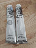 2x Winton Titanium White Olieverf, Hobby en Vrije tijd, Ophalen
