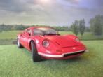 1/18 Ferrari Dino 246 GTB  - Anson rood, Ophalen of Verzenden, Zo goed als nieuw