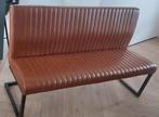 Eetkamerbank 160cm breed - Profijt Meubel, Ophalen, Gebruikt, Vintage, Leer