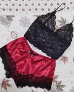 Mooie zijden en kanten pyjama, tm L, Verzenden, Nieuw, Maat 34 (XS) of kleiner