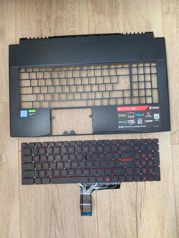 MSI GF75 THIN 95C Keyboard + Palmrest  beschikbaar voor biedingen