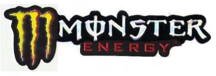 Monster Energy metallic sticker #7, Motoren, Accessoires | Stickers, Ophalen of Verzenden