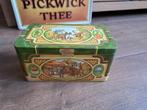 Bewaarblik Douwe Egberts Pickwick thee 18-10-9 cm, Ophalen of Verzenden, Gebruikt