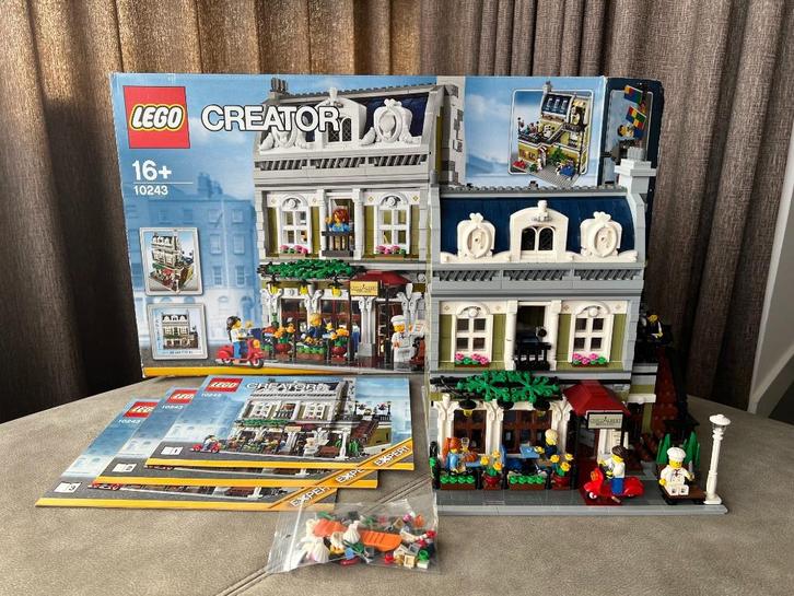 Lego 10243 Parijs Parisian Restaurant, Kinderen en Baby's, Speelgoed | Duplo en Lego, Zo goed als nieuw, Lego, Complete set, Ophalen of Verzenden
