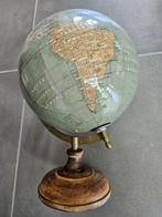 vintage wereldbol, Huis en Inrichting, Woonaccessoires | Wereldbollen, Ophalen of Verzenden, Zo goed als nieuw