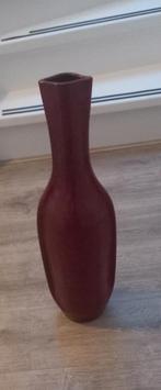 Aardewerk rode vaas. 60 cm hoog. Breed 20 cm, Ophalen, 50 tot 75 cm, Aardewerk of Porselein, Zo goed als nieuw