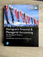 Horngren's Financial & Managerial Accounting, The Financial, Nieuw, Ophalen of Verzenden, Accountancy en Administratie