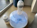 Avent flessen+ schoonmaak en gratis Nijntje slab met bakje, Kinderen en Baby's, Babyvoeding en Toebehoren, Ophalen, Zo goed als nieuw
