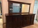 Dressoir koloniaal mooi stevig met spiegel, Huis en Inrichting, Ophalen, Zo goed als nieuw, 25 tot 50 cm, 200 cm of meer