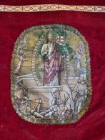 Kerkbanner Jezus Engelse vlag, Antiek en Kunst, Antiek | Religie, Ophalen of Verzenden