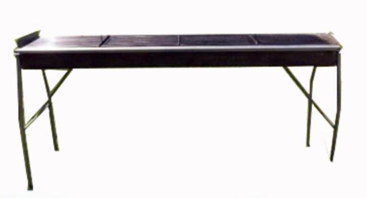 RVS professionele BBQ 2 meter lang, Tuin en Terras, Houtskoolbarbecues, Gebruikt, Ophalen