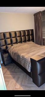 Boxspring 160x200, Tweepersoons, Ophalen of Verzenden, Zo goed als nieuw, 200 cm