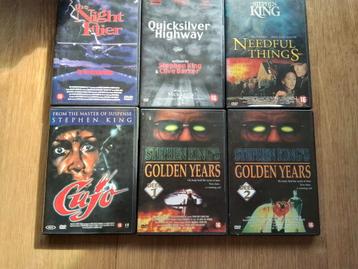STEPHEN KING - DVDS beschikbaar voor biedingen