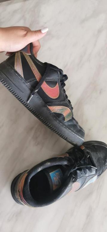Nike air force zwart holografisch  beschikbaar voor biedingen