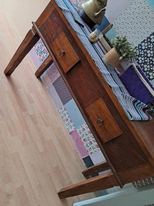 Zgan wegens verhuizing zwaar massief teakhouten, Huis en Inrichting, Kasten | Dressoirs, Zo goed als nieuw, 25 tot 50 cm, Ophalen