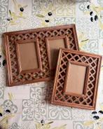 Rotan boho stijl fotolijsten, Ophalen, Gebruikt