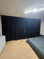 Luxe Velours Gordijnen Set 220x260cm, Ophalen, 200 cm of meer, Zwart, Zo goed als nieuw