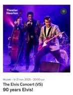 3 kaartjes The Elvis concert Heerlen (Dichtbij podium!), Drie personen of meer, November
