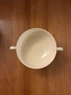 Wedgwood Edme Creme - Soepkop met Schotel (2x), Gebruikt, Verzenden, Wedgwood, Kop(pen) en/of Schotel(s)