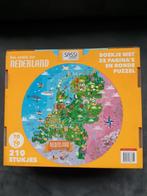 Ronde puzzel Nederland "Reis, ontdek, leer", Ophalen, Meer dan 50 stukjes, Zo goed als nieuw, 6 jaar of ouder