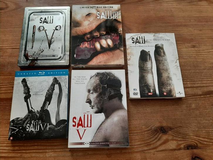 Saw 5x  Once Upon a Time and the Killing Fields, Cd's en Dvd's, Dvd's | Horror, Nieuw in verpakking, Vanaf 16 jaar, Ophalen of Verzenden