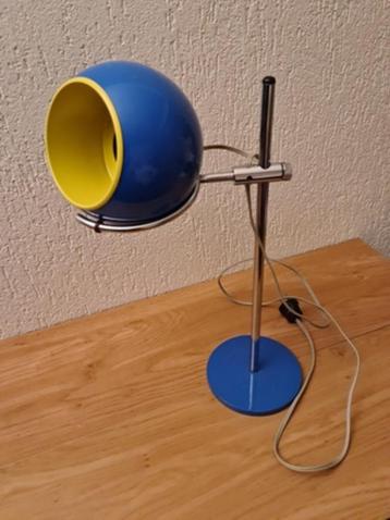 lamp 60-er jaren blauw beschikbaar voor biedingen