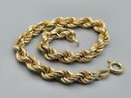 Gouden gedraaide koord armband. 2025/409, ., Ophalen of Verzenden, Zo goed als nieuw, .