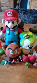 Super mario, sonic set, Kinderen en Baby's, Speelgoed | Knuffels en Pluche, Ophalen of Verzenden, Gebruikt, Overige typen