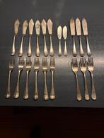 Vintage Zilver plated (verzilverd) VIS bestek, Antiek en Kunst, Ophalen
