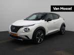 Nissan Juke 1.6 Hybrid N-Design | Navigatie | Stoelverwarmin, Auto's, Nissan, 12 maanden, Gebruikt, Wit, Origineel Nederlands