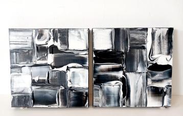 BLACK AND WHITE 30X60 CM  beschikbaar voor biedingen