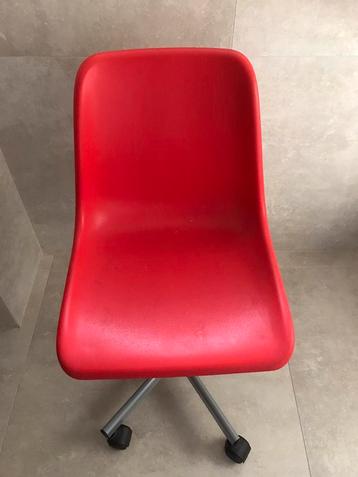 Ikea kinder bureaustoel rood beschikbaar voor biedingen