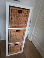 IKEA Kallax kast 1 X 3 met bakjes, Huis en Inrichting, Ophalen, Gebruikt, 50 tot 100 cm, Minder dan 100 cm