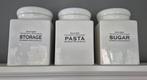 Set van 3 voorraadpotten, Ophalen of Verzenden, Gebruikt