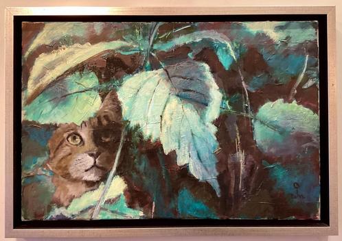 Gerda Onnes, kiekeboe en meer unieke poezen Nu vanaf €.100,—, Antiek en Kunst, Kunst | Schilderijen | Modern, Ophalen of Verzenden