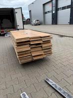40 m2 eiken multivloer . 26 cm breed 2 cm dik toplaag 5 mm, 2e hands  product, 2e hands product, 2e hands product, 10 m² of meer