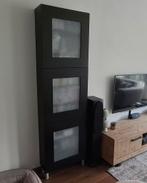 Kast  Zwartbruin Ikea voor Dvd's  Cd's, Huis en Inrichting, Ophalen, Hout, Cd's of Dvd's, 150 discs of meer
