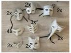 NIEUW 19x Venetiaanse maskers om te versieren / knutselen, Ophalen, Nieuw, Materiaal