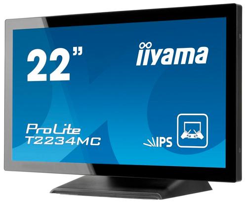 Ips iiyama t2234mc monitor multi touch, Computers en Software, Monitoren, Zo goed als nieuw, 61 t/m 100 Hz, DisplayPort, DVI, HDMI