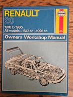 Renault 20 manual, Ophalen of Verzenden