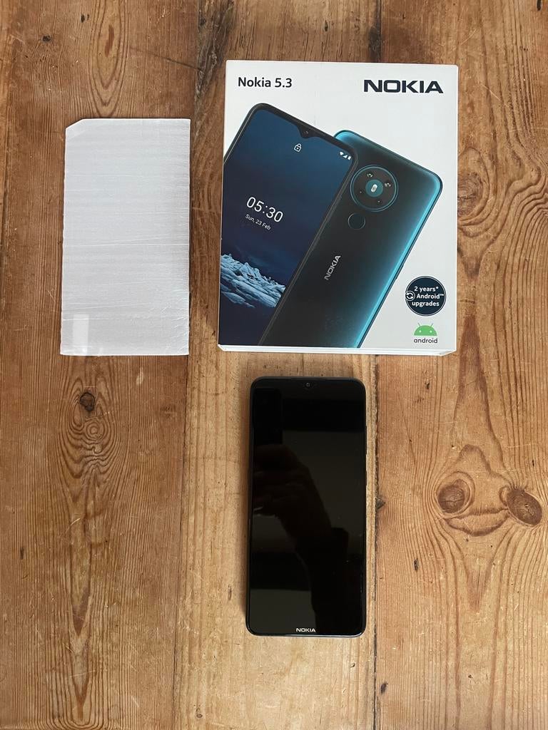 Nokia 5.3 smartphone, Telecommunicatie, Mobiele telefoons | Nokia, Ophalen, Overige modellen, Zwart, Zo goed als nieuw