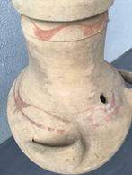 Ambachtswerk antieke kruik terracotta grote vaas 63cm uniek, Gebruikt, Overige kleuren, 50 tot 75 cm, Aardewerk of Porselein
