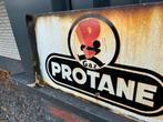 Oude Protane Gaz Emaille Reclamebord, Antiek en Kunst, Antiek | Emaille, Ophalen of Verzenden