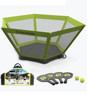 PaddleSmash Set: 4 Rackets & Gameveld - Nieuw beschikbaar voor biedingen