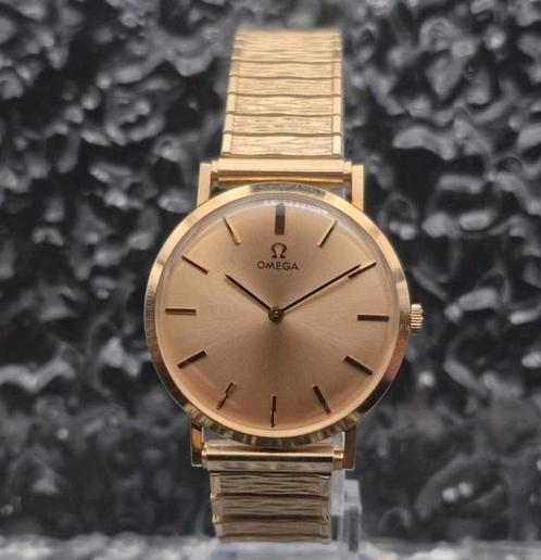 Omega Ultra Thin 14K Massief Goud Ref. D 6672 - Cal. 625, Sieraden, Tassen en Uiterlijk, Horloges | Heren, Zo goed als nieuw, Polshorloge