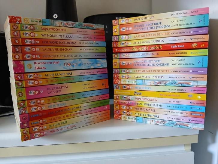 26 stuks Tina Topper - Tinatopper, ook los te koop, Boeken, Kinderboeken | Jeugd | 13 jaar en ouder, Zo goed als nieuw, Ophalen of Verzenden